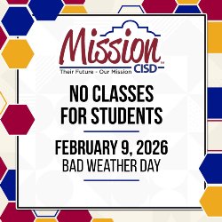 Bad Weather Day - No Classes For Students February 9, 2026
